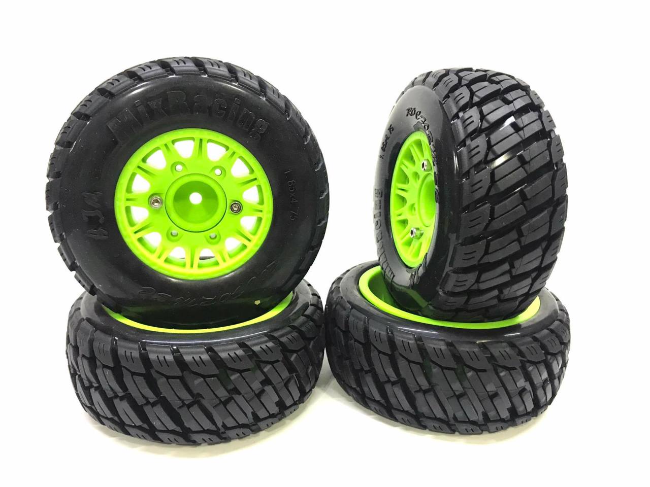1/10 SC Jant Lastik Seti Multi Hex 12/14/17mm Yeşil