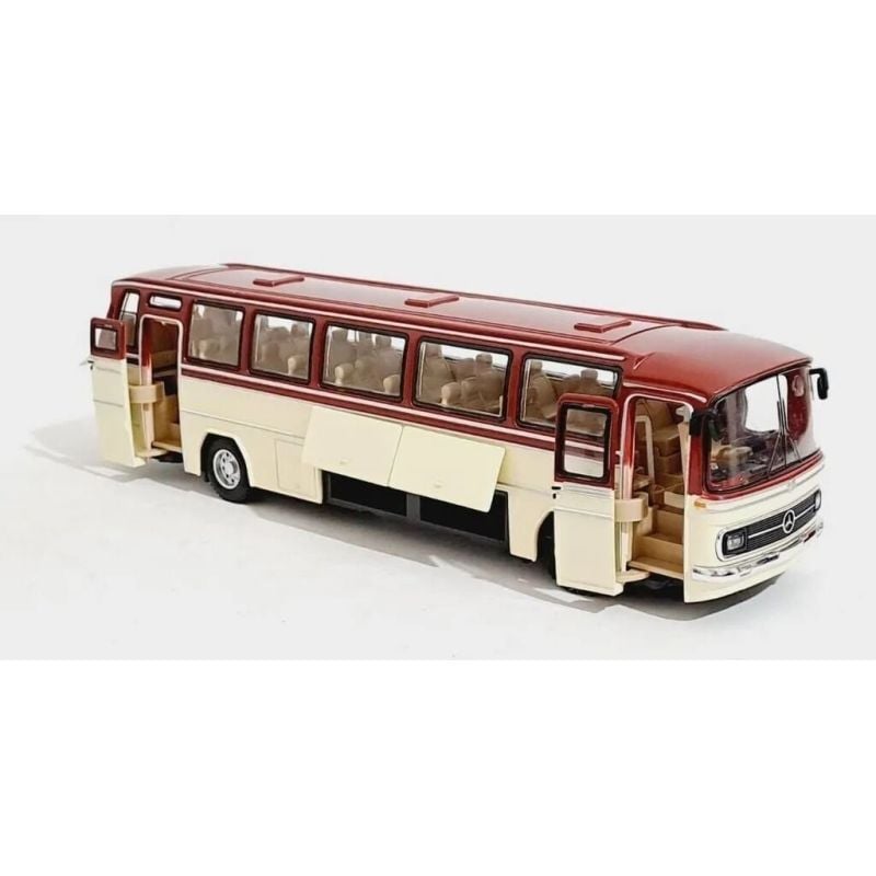 Mercedes Benz O302 Klasik Diecast Otobüs 1/24 Ölçek Kırmızı