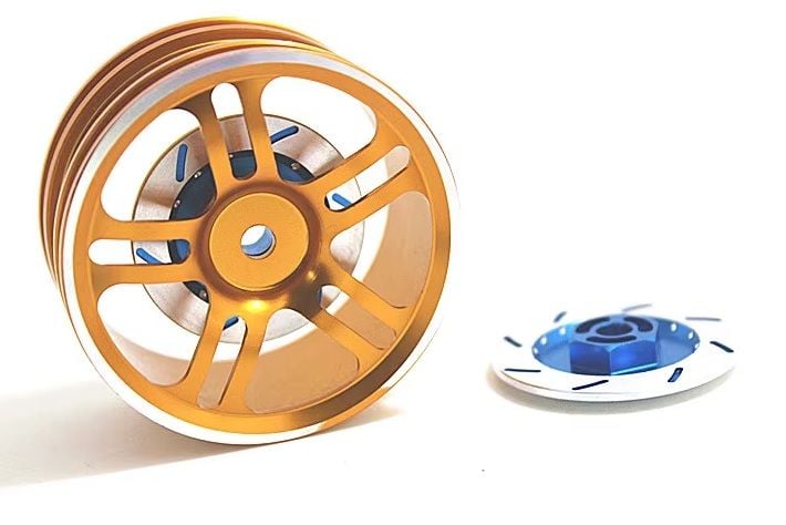 1/10 Alüminyum Fren Diskli Hex Adaptörü 4 Adet