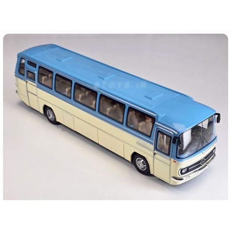 Mercedes Benz O302 Klasik Diecast Otobüs 1/24 Ölçek Mavi