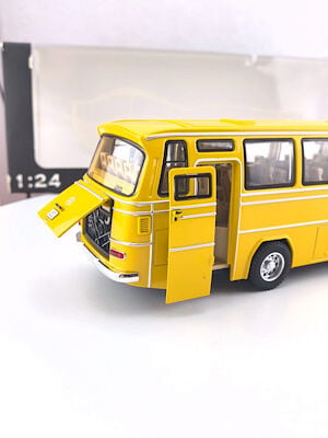 Mercedes Benz O302 Klasik Diecast Otobüs 1/24 Ölçek Sarı