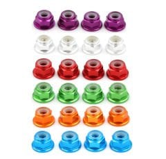 1/10 Araçlar için M4 Renkli Somun 4 adet