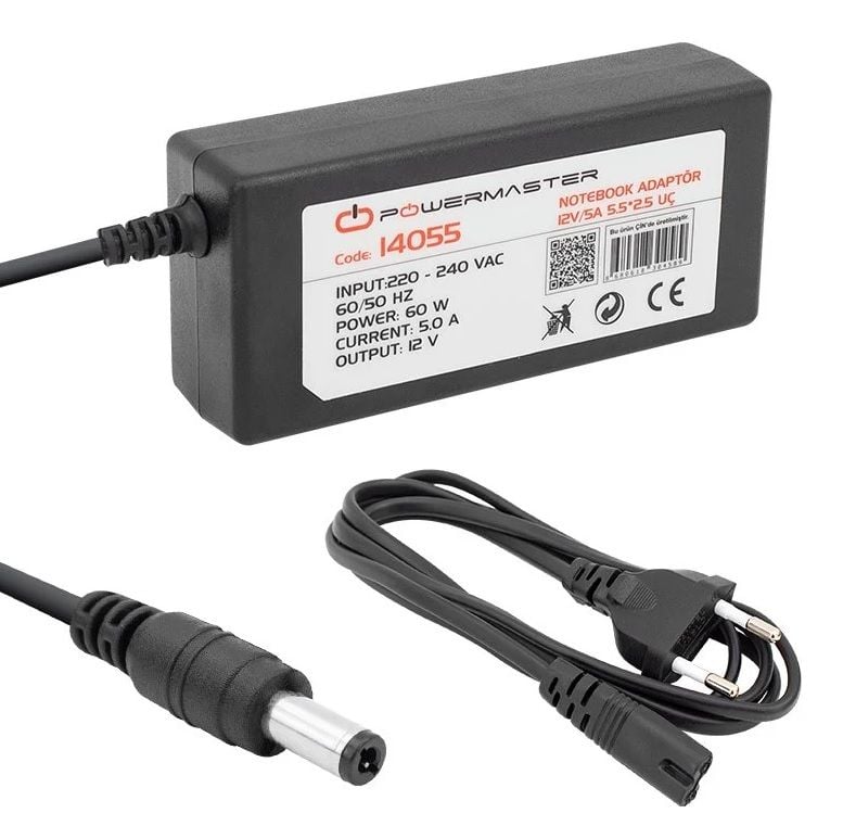 12V 5A Güç Adaptörü
