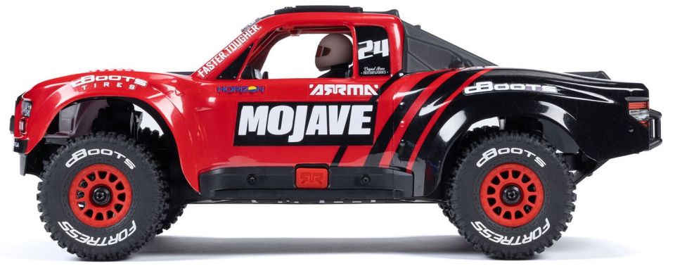 MOJAVE GROM MEGA 380 Brushed 4X4 Small Scale Desert Truck RTR Kırmızı