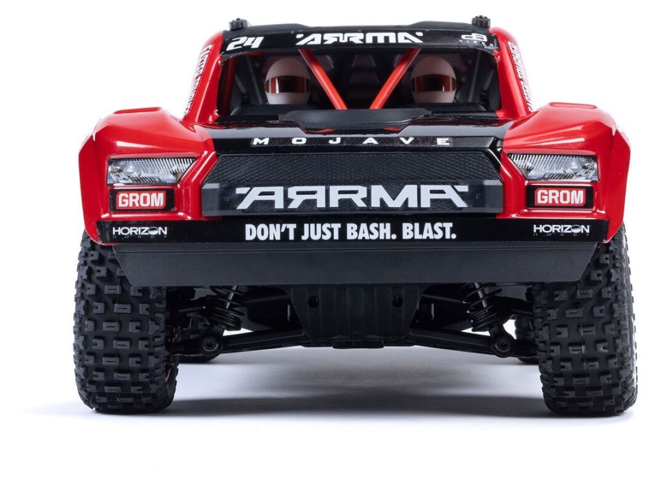 MOJAVE GROM MEGA 380 Brushed 4X4 Small Scale Desert Truck RTR Kırmızı