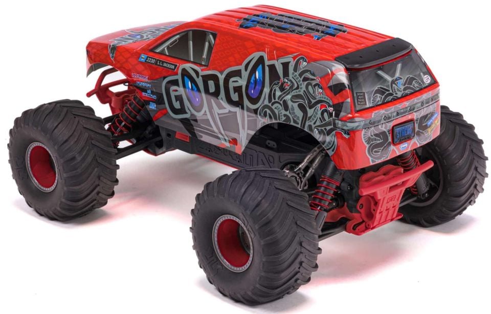 1/10 GORGON 2WD RTR Brushed Monster Truck (Pil + Şarj Aleti Dahil)