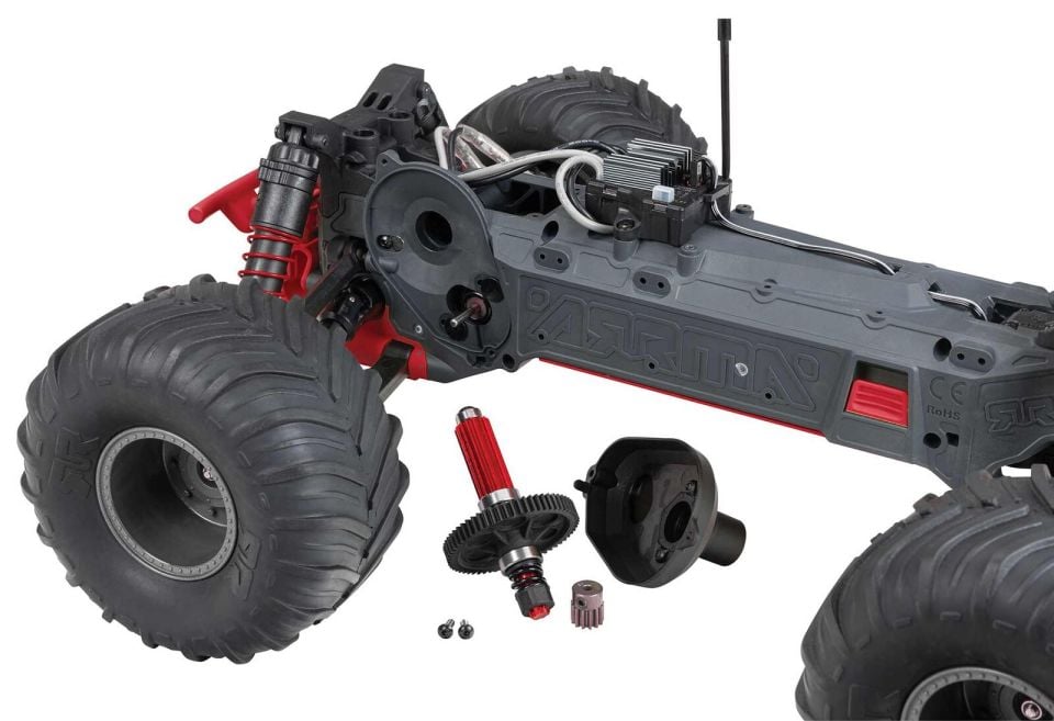 1/10 GORGON 2WD RTR Brushed Monster Truck (Pil + Şarj Aleti Dahil)