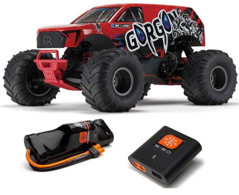 1/10 GORGON 2WD RTR Brushed Monster Truck (Pil + Şarj Aleti Dahil)
