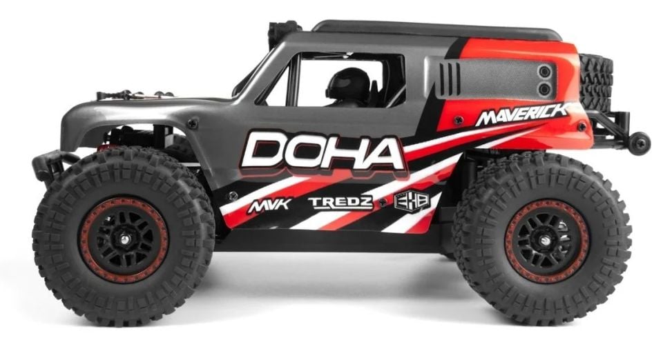 Doha 1/20 4WD Mini Electric Truck Kırmızı