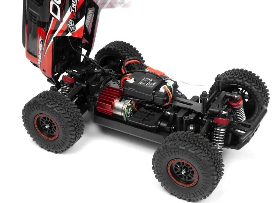 Doha 1/20 4WD Mini Electric Truck Kırmızı