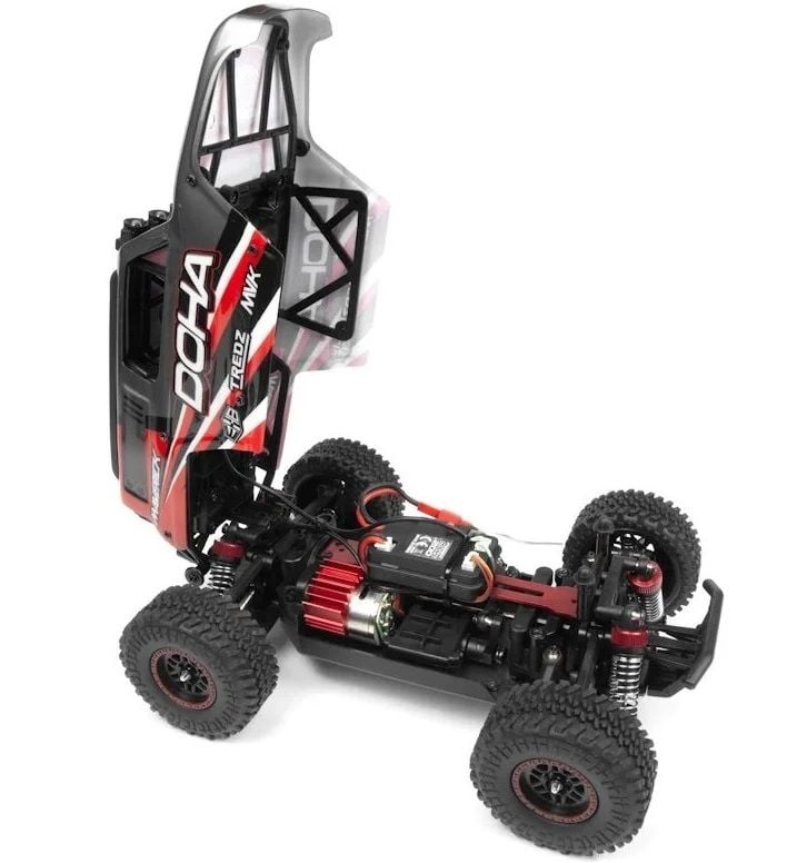 Doha 1/20 4WD Mini Electric Truck Kırmızı