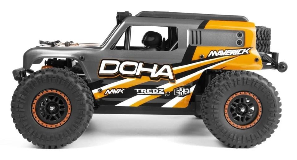 Doha 1/20 4WD Mini Electric Truck Turuncu