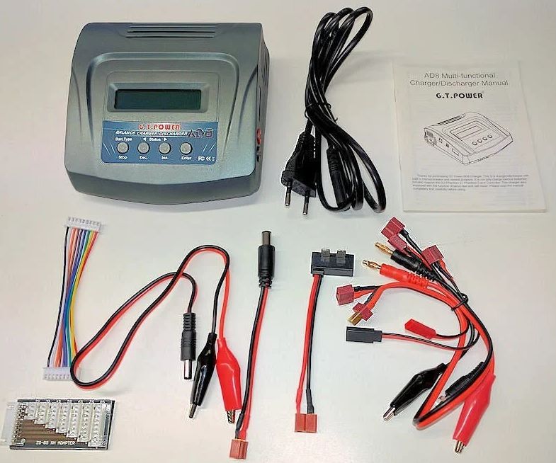 AD8 AC/DC 10A 80W Lipo Charger