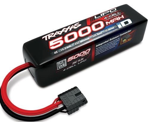 2889X 5000mah 14.8v 4S 25C LiPo Battery