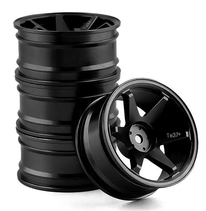 1/10 Alüminyum Jant Takımı 4 Adet Offsetli Siyah