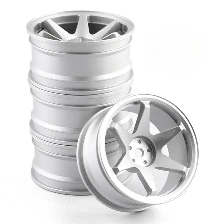 1/10 Alüminyum Jant Takımı 4 Adet Offsetli Gri