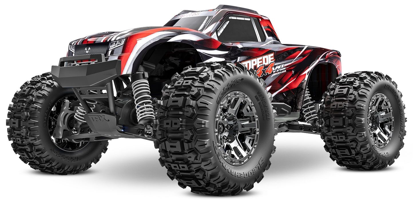 Stampede 4x4 VXL-3S Brushless Kırmızı-Siyah