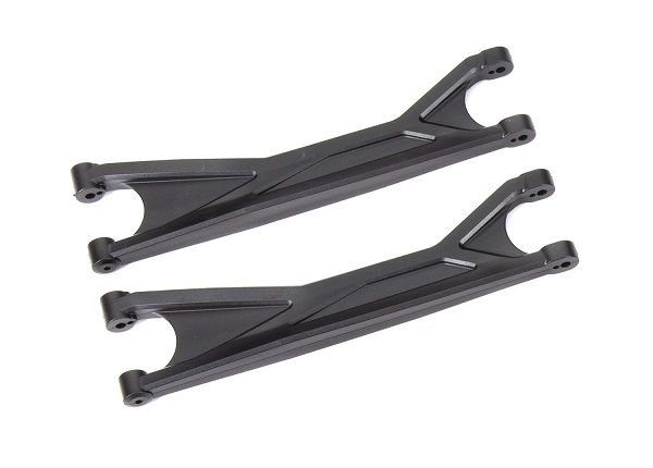 7892 Suspension arms, upper, black (left or right, front or rear) (2)