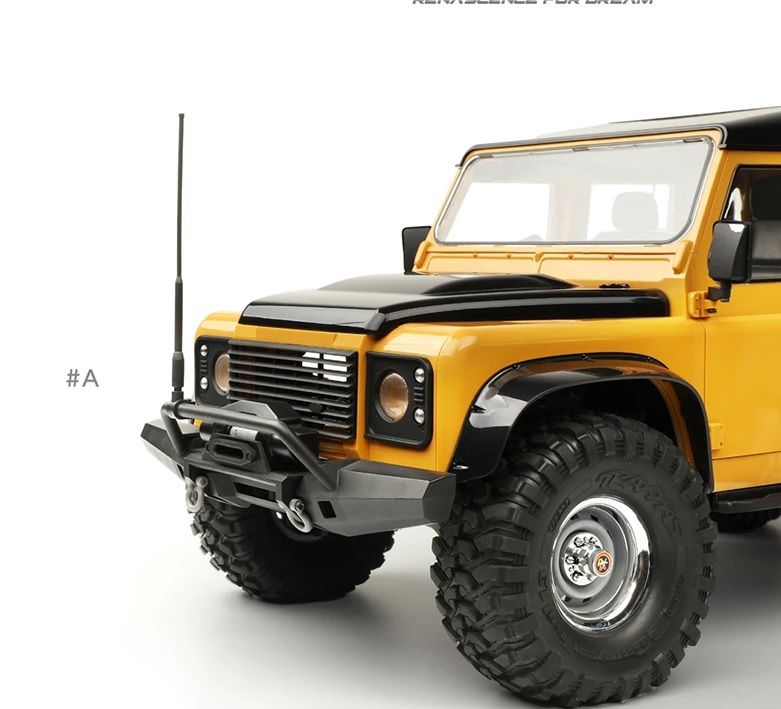 GRC Crawler Anten Plastik  Çeşitleri 133mm Yatay Kıstırmalı