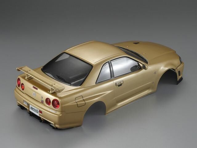 Killerbody 1/10 NISSAN SKYLINE (BNR34) Boyalı Hazır Altın Sarısı