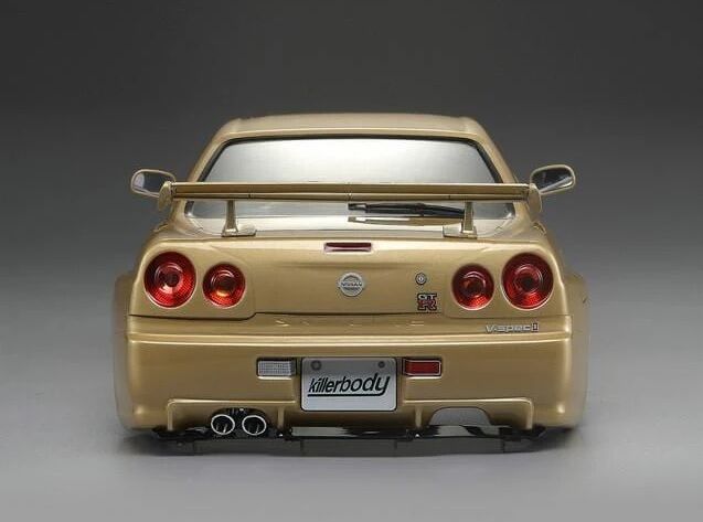 Killerbody 1/10 NISSAN SKYLINE (BNR34) Boyalı Hazır Altın Sarısı