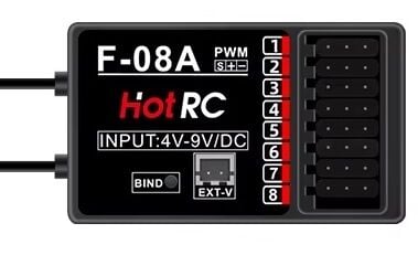 F-08A 2.4GHz FHSS 8CH Alıcı