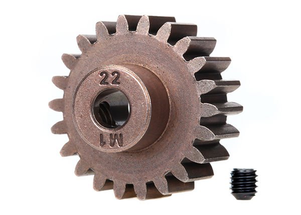 6495X Pinion 22T M1 5MM Shaft