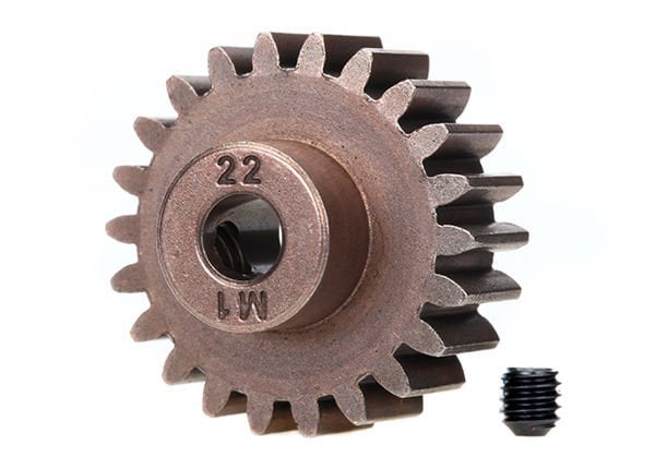 6495X Pinion 22T M1 5MM Shaft