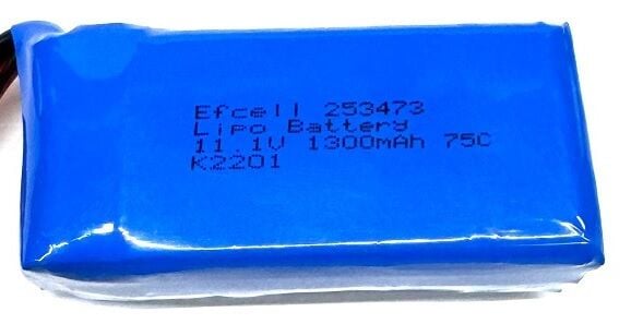 1300Mah 11.1V 75C 3S Lipo Batarya