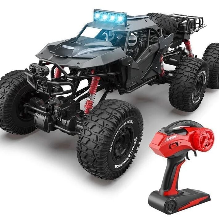 1/8 Ölçekli 70cm Rock Crawler 6x6 RC Off-Road Kamyonu