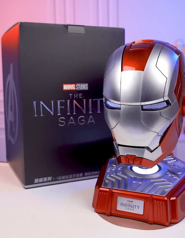 KillerBody 1/1 Ölçekli Koleksiyonluk Giyilebilir Iron Man MK5 Kaskı