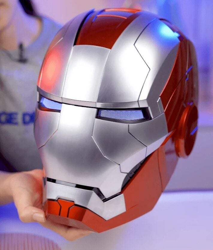 KillerBody 1/1 Ölçekli Koleksiyonluk Giyilebilir Iron Man MK5 Kaskı