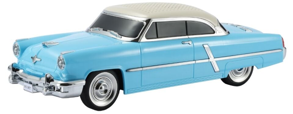 WS-1957 Lincoln 1952 Kablosuz Bluetooth Hoparlör Araba Mavi