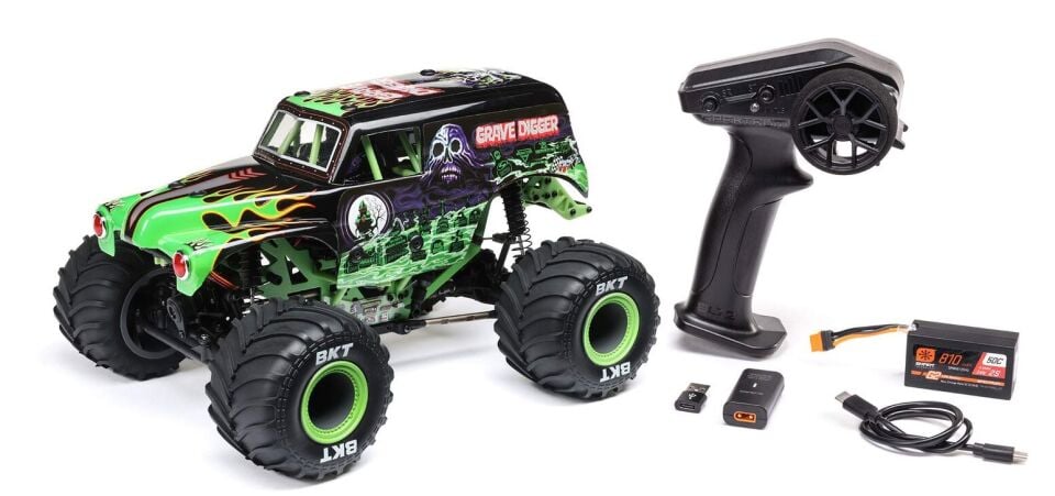 1/18 Mini LMT Grave Digger 2S 4X4 RTR