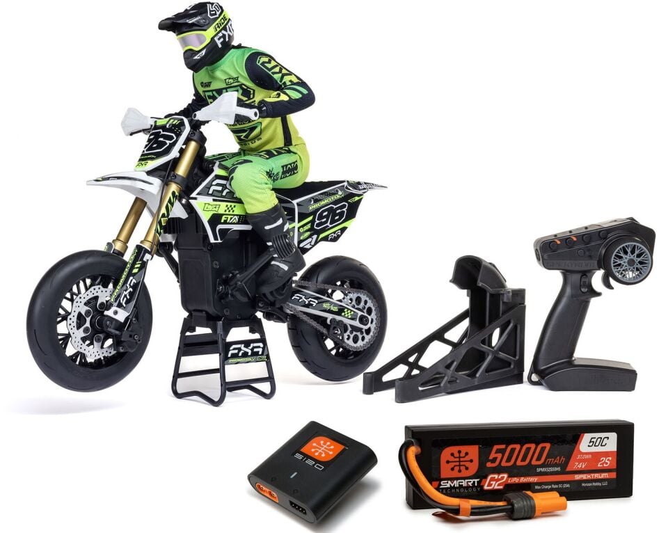 Losi 1/4 Promoto-SM FXR Supermoto RTR (Batarya Şarj Aleti Dahil)