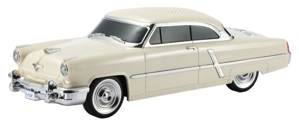 WS-1957 Lincoln 1952 Kablosuz Bluetooth Hoparlör Araba Bej