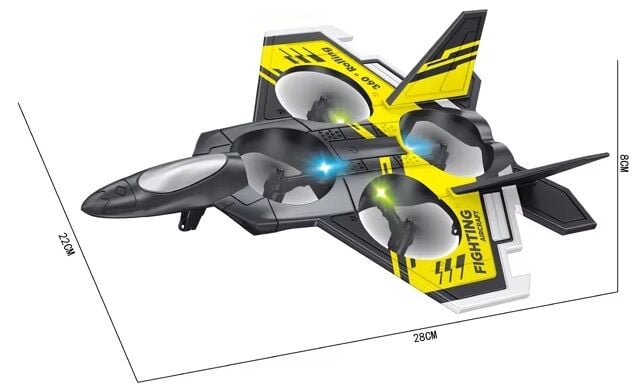 360 Takla Atabilen Drone Savaş Uçağı CX-93Z CX-93 Sarı
