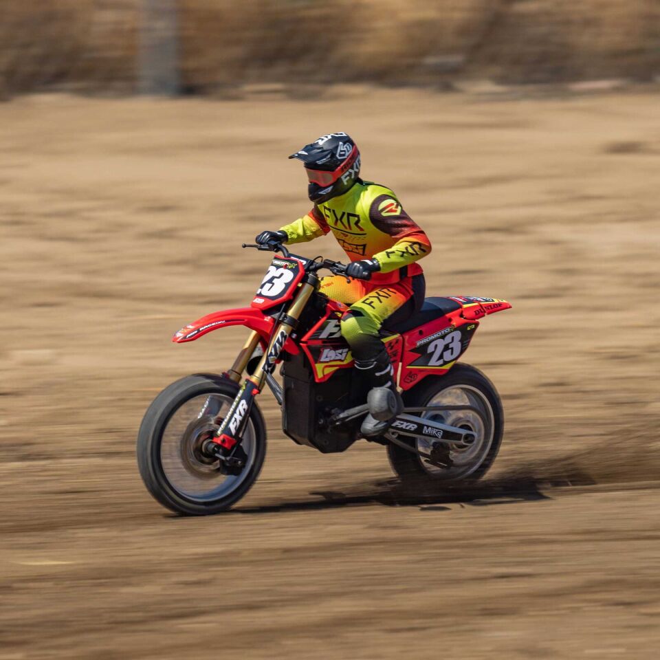 1/4 Promoto MX Motorcycle Kırmızı