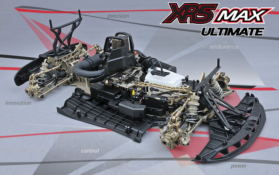 XR5 MAX Ultimate + Plus IBS Amortisör / Hidrolik Fren sistemi / Zenoah 32CC Motor /Barracuda Egsoz