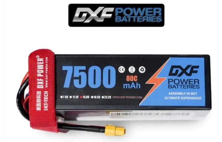 7500mAh 14.8V 100C 4S Hard Case Lipo Batarya