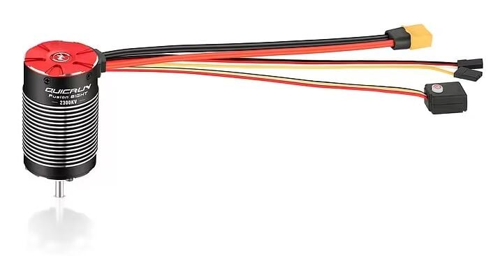 Quicrun Fusion 8IGHT 80A 2300kV Brushless 2-in-1 Motor/ESC 1/8