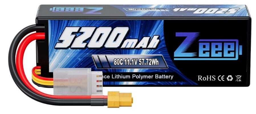 5200Mah 11.1V 100C 3S Hard Case Lipo Batarya
