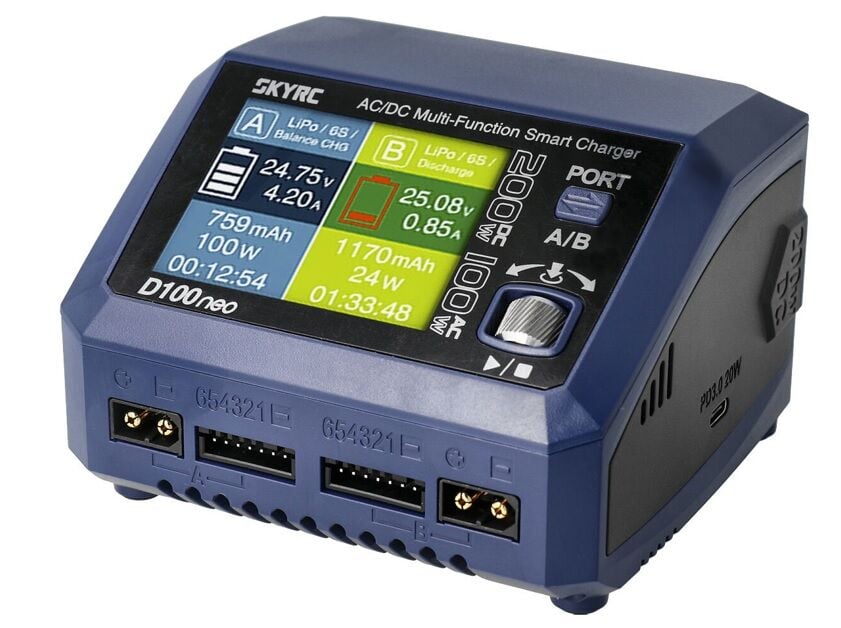 D100Neo AC/DC Dual Lipo Charger
