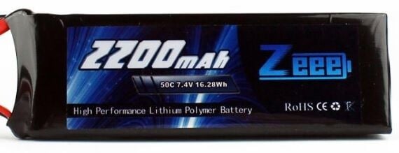 2200Mah 7.4V 50C 2S Lipo Batarya