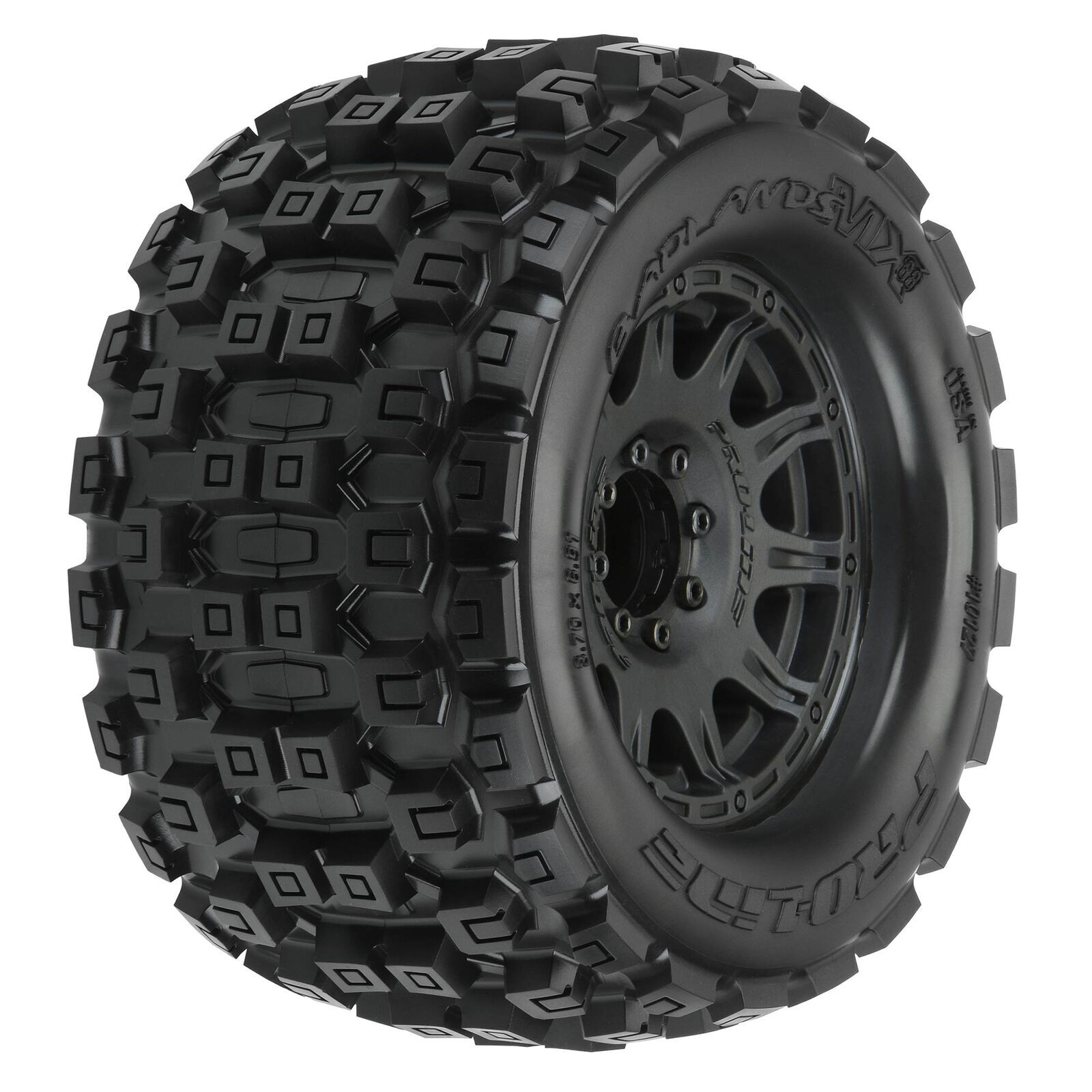 1/8 Badlands MX38 3.8'' All Terrain Tires 8x32 17mm Hex 4 Adet