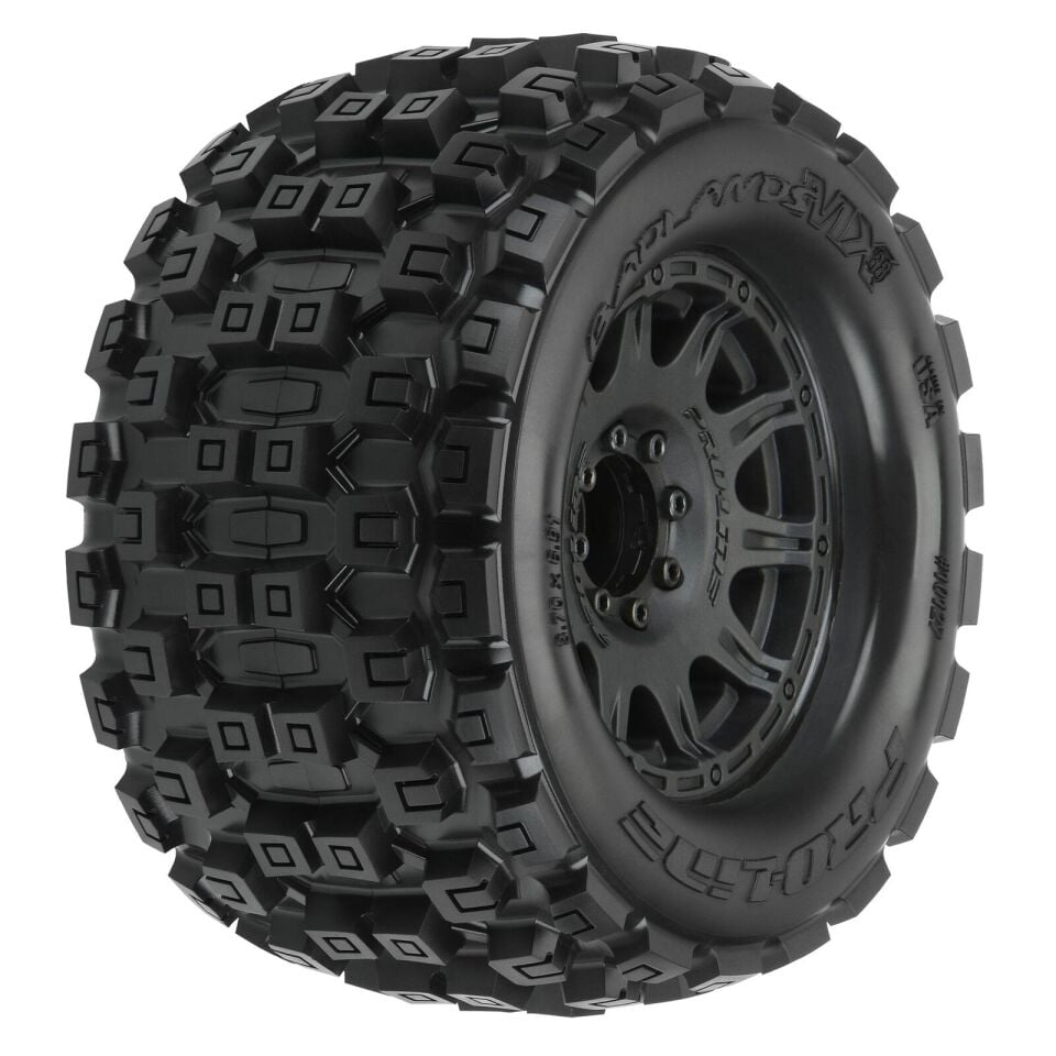 1/8 Badlands MX38 3.8'' All Terrain Tires 8x32 17mm Hex 4 Adet