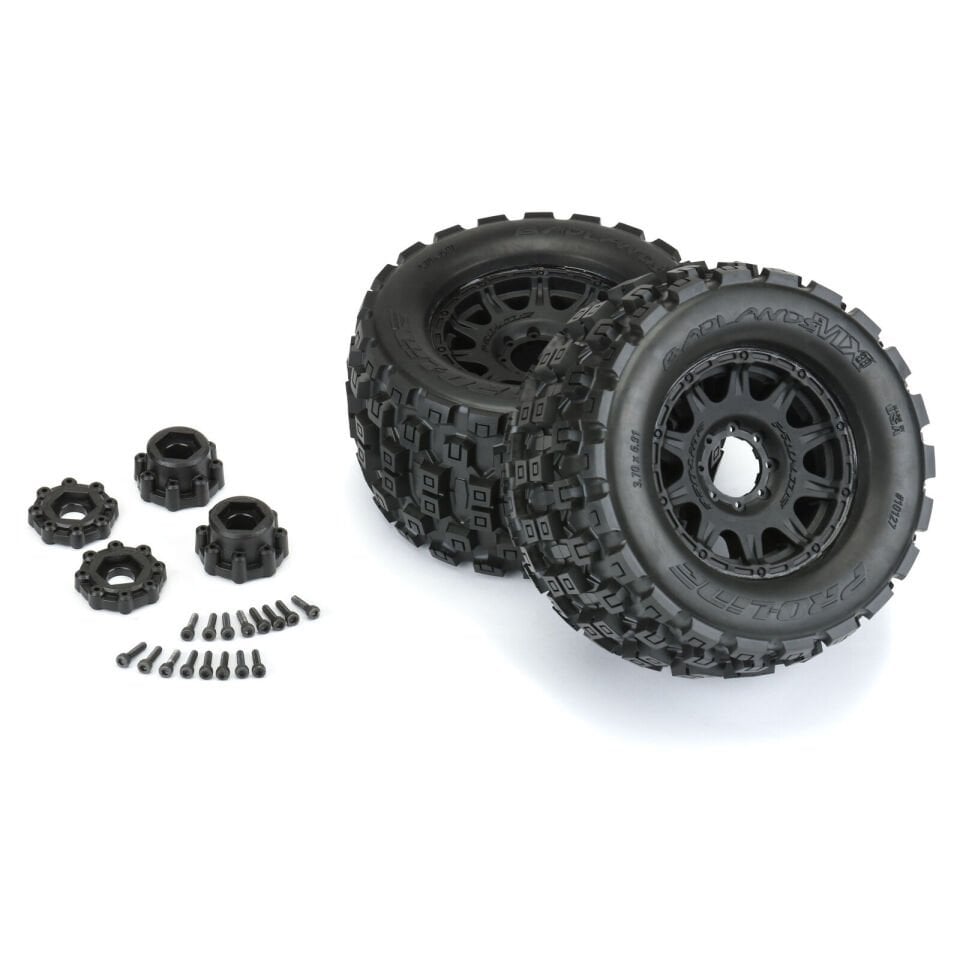 1/8 Badlands MX38 3.8'' All Terrain Tires 8x32 17mm Hex 4 Adet