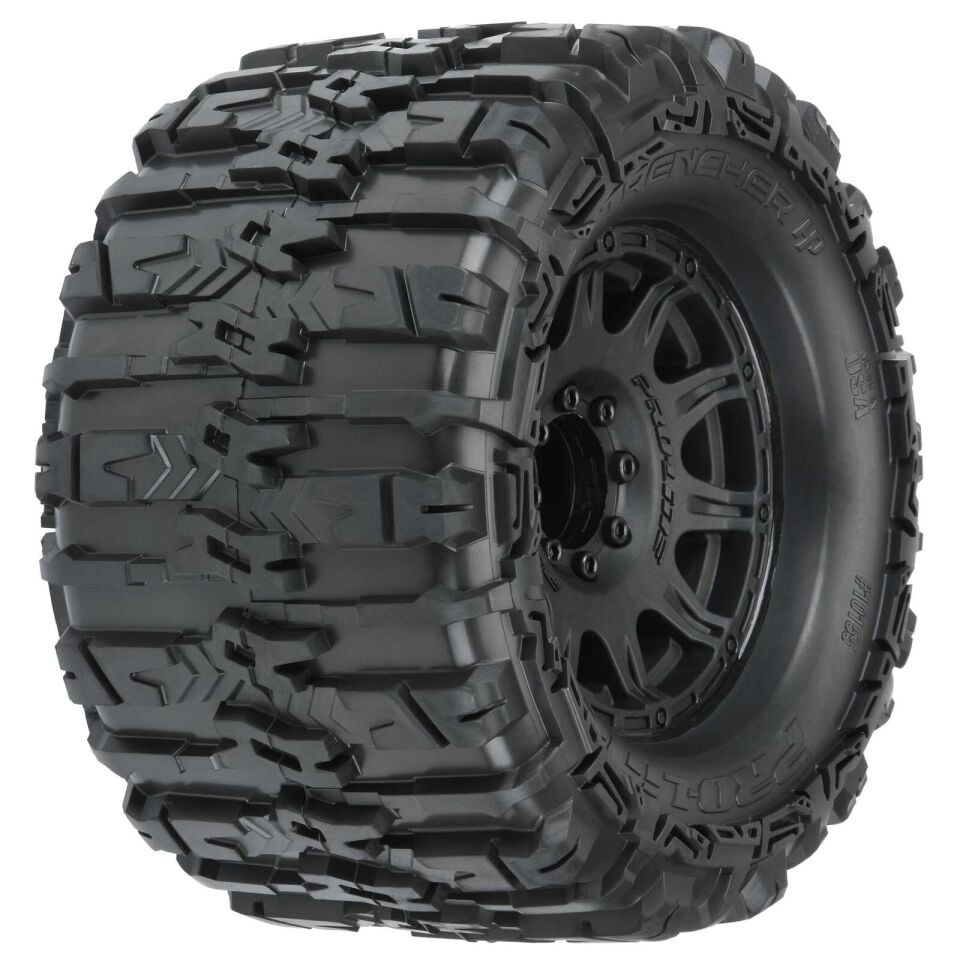 1/8 Trencher HP BELTED F/R 3.8'' MT Tires Mounted 17mm Hex 4 Adet