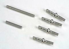 4841 Tie rods  upper camber rods (rear) (24mm turnbuckles) (4)/ draglink, 36mm (threaded rod)