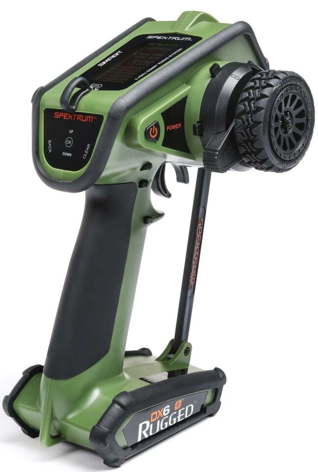 DX6 Rugged 6-Channel DSMR Transmitter Only Green